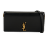 Cassandre Phone Pouch, &pound;420, Handbags, Black, Leather, Front view